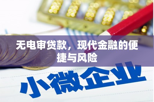 宜川无电审贷款，现代金融的便捷与风险