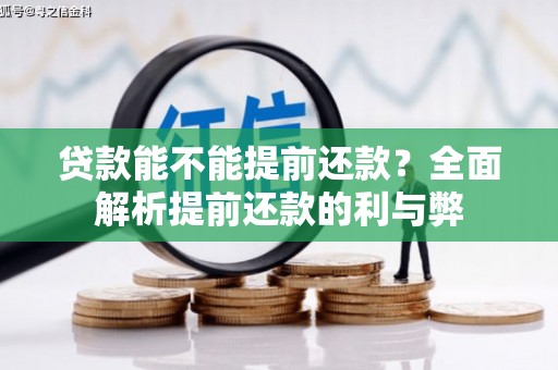 宜川贷款能不能提前还款？全面解析提前还款的利与弊