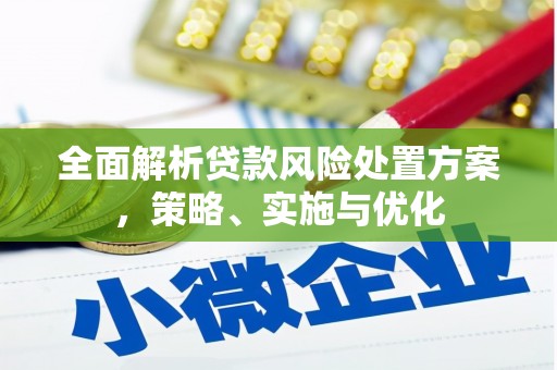 宜川全面解析贷款风险处置方案，策略、实施与优化