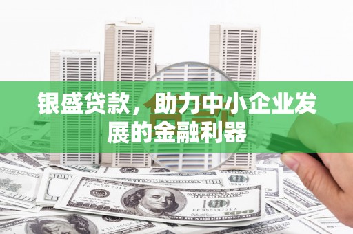 宜川银盛贷款，助力中小企业发展的金融利器